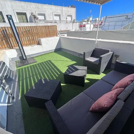 Lägenhet Gatu Premium Galeona, Con Terraza Chillout Privada Cádiz